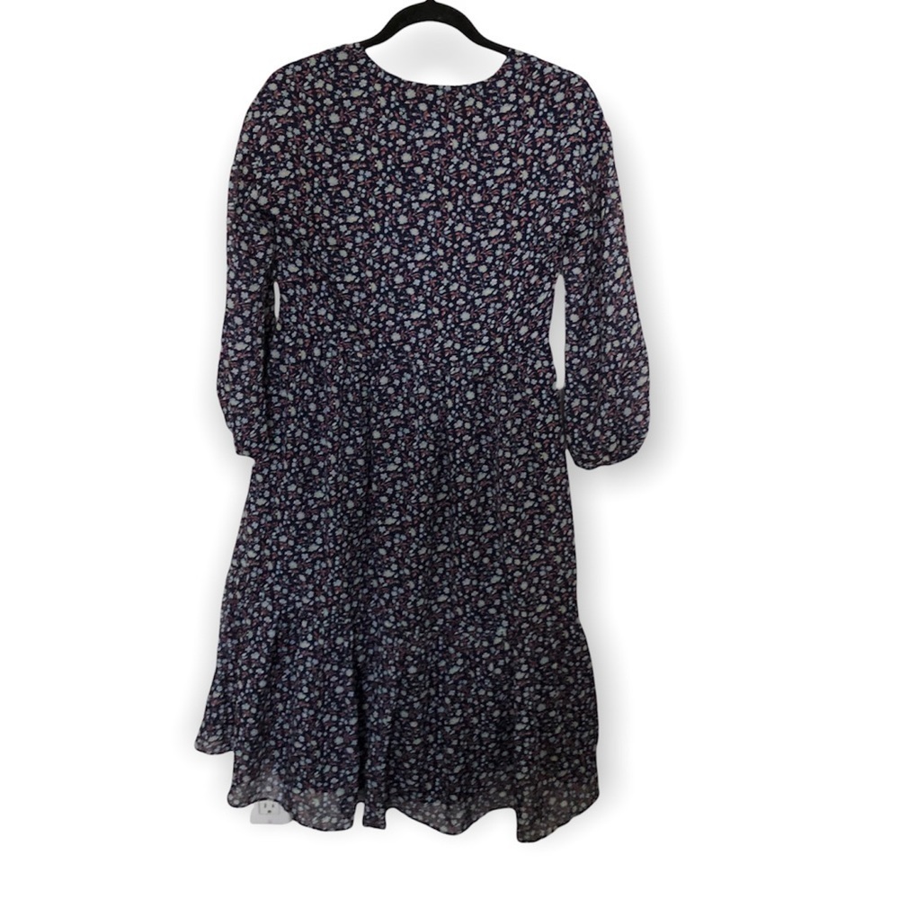 Madewell Tie-Waist Midi Dress in Harvest Vine - Picture 6 of 10
